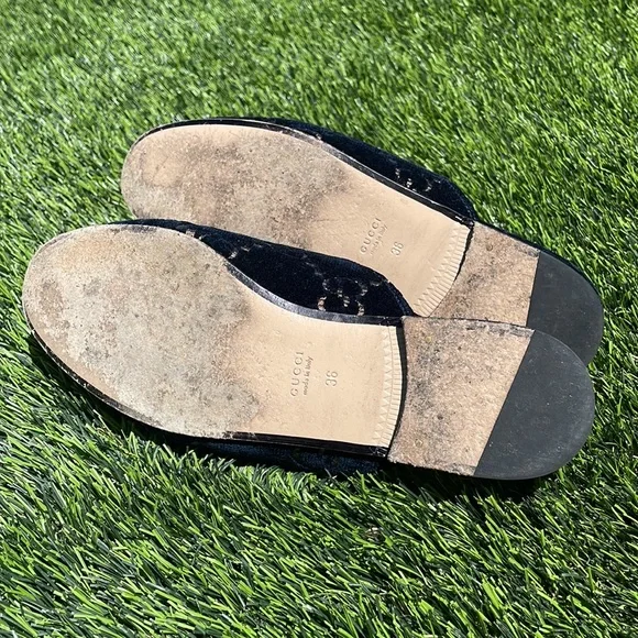 Gucci velvet loafers - Picture 4 of 6